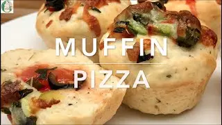 Muffin Pizza / મફીન પીઝા /  मफीन पीजा - No Onion No Garlic - Sattvik Kitchen