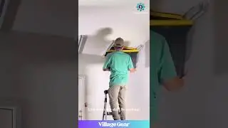 My Garage NEEDS This Ceiling Storage System! 🤯 #garage #storage #diy #organization
