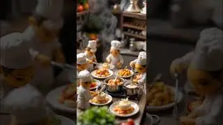 Tiny Chefs Buzz #kidsshorts #cute #cartoon #daisybee #youtubekids #miniaturecooking #tinychefs