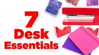 7 Desk Essentials for Office Workers!