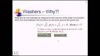 Integration With Respect to the Y-Axis: Lesson