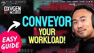 How to USE CONVEYOR in Oxygen Not Included (Step by Step)