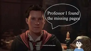 #68 Hogwarts Legacy ,Showing Professor Fig the missing pages