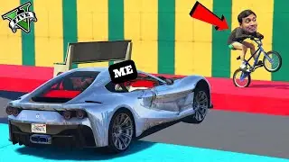 GTA 5 BMX VS BATMOBILE ULTIMATE DOWNFALL CHALLENGE