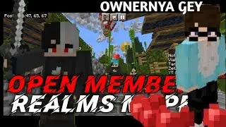 open member realms mcpe 1.16+