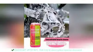 100ml Bike Drivetrain Cleaner Bicycle Chain Cleaning Maintenance Liquid Degreaser Spray Bike Chain C
