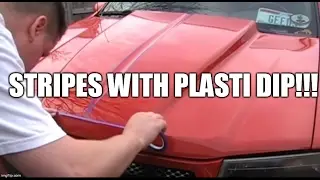Painting Hood Stripes With Plasti Dip