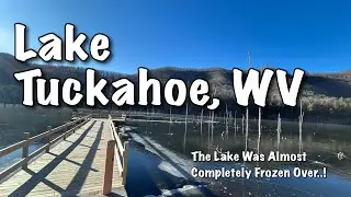Lake Tuckahoe, WV. Was Almost Completely Frozen! It Was A Beautiful Site! #ice #outdoors #nature 