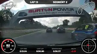 Brands Hatch - August 2022 - Type R Trophy - Honda Civic Type R EP3 - Double Overtake at Druids
