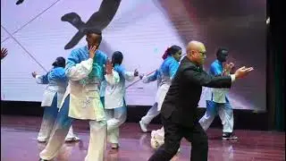 My Taichi Performance.It's a great honour to share the same stage with Taichi king 🙏🏼💙
