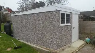 Pent Workshop Prefab Concrete Garage