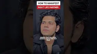 How To Manifest Life Partner #viralvideo #shortvideo #manifestation #lifepartner