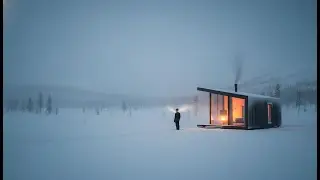 Serene Evening Chill Trance &bull; Snowy Cabin Vibes