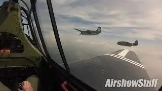 RideAlong! Arsenal of Democracy Washington DC Flyover - TBM Avengers and SB2C Helldiver