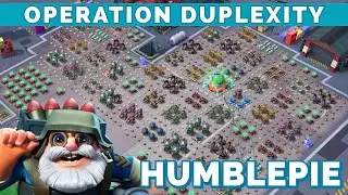 HUMBLEPIE on DUPLEXITY in 2 great attacks - BOOM BEACH operation attack strategy & gameplay