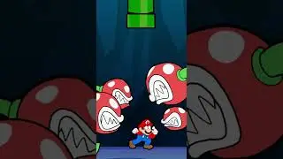 Mario enters in a Pipe and this happen #shorts