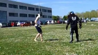 Scott Hellroth sparring Scott Brown shinai Dijon 2009