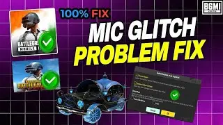 How To Fix Sound🔊Glitch In Bgmi | Bgmi Mic Glitch Problem New Update | Bgmi Mic Glitch Problem #bgmi