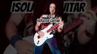 Jake E. Lee Isolated Guitar! #ozzyosbourne #jakeelee #isolatedguitar