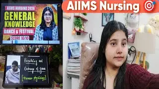 AIIMS Nursing Study Vlog | Reality of Preparation 😊 #aiimsnursing #nursing2norcet  