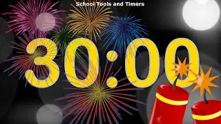 30 Minute Countdown Timer - New Year's Eve! 🎉🧨✨