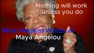 The Power of Maya Angelou's Words: Inspiring Quotes | wise words |Quote about life | quotes to quote