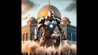 Iron Man Muslim 😍☝️| #allahuakbar #ironman #masjideaqsa