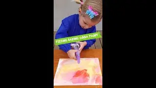 Fizzing Baking Soda Painting