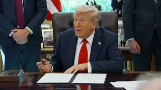 Donald Trump signs executive order banning cashless bail | WATCH