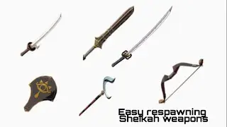 Easy respawning Sheikah weapons.| 23 subs special!