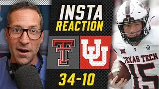 Texas Tech Breaks Through, Beats Utah 34-10 | Texas Tech vs Utah Reaction | The Solid Verbal Clip