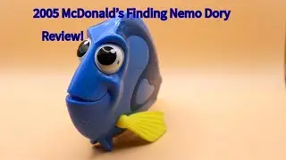 2005 McDonald&rsquo;s Finding Nemo Dory Toy Flea Market Review!