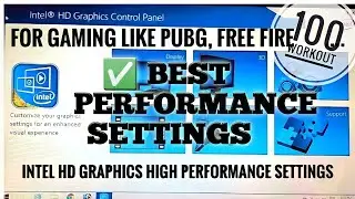 ✅best performance settings💯 for Intel HD graphics 2022/ best for high performance/Intel HD graphics💯
