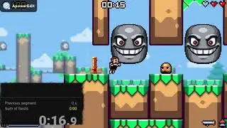 Mutant Mudds Speedrun RTA 1-1 45.600 World Record