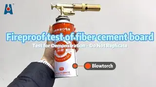 Fireproof Test of HCX Fiber Cement Board