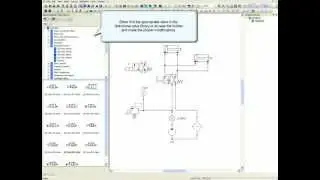 Selenoid valve and relay circuit - Electro-Hydraulics, Automation Studio&trade; Educational Edition