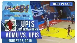 UAAP 81 Jrs Basketball: Ralph Labao paces UPIS with 14 points in loss to ADMU | UPIS | Best Plays