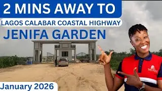 LAND FOR SALE AT IBEJU LEKKI ||2 MINUTES FROM LAGOS CALABAR COASTAL HIGHWAY||JENIFA GARDEN