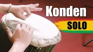 Solo improvisation : Konden - Fanka version (Djembe demo with Dunun and performance)
