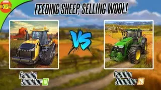 FS18 vs FS20! Feeding Sheeps and Selling Wool Comparison!