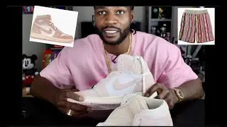 Reviewing Washed Pink #Jordan 1s, #Supreme #Coogi basketball shorts
