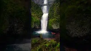 Multnomah Falls, By Far One Of The Best Waterfalls Out There! #waterfalls #waterfall #relaxation