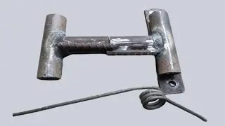 How To Bend A Round Bar At Home || How To Bend Metal Easily