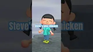 🐓Lava chicken in ACNH?!?🐓 #acnh #steveslavachicken
