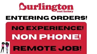 Работа из дома в качестве специалиста по обработке заказов в компании Burlington (без использован...
