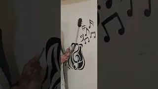Dhurandhar Guitar Design 🎸 | Trending Background Music | Wall Art