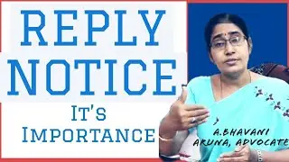 REPLY NOTICE!! it's Importance