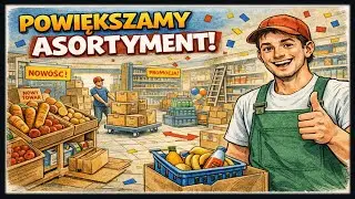 #3 Supermarket Simulator -  Otwieramy Nowy Sklep! -  Nowy Asortyment & przemeblowanie !
