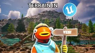 HOW TO TERRAIN IN UEFN!