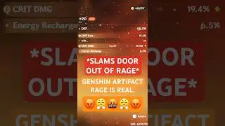 Ярость и боль артефактов в Genshin Impact выглядят примерно так: 🤬😤🤬 #genshinartifacts #critdamag...